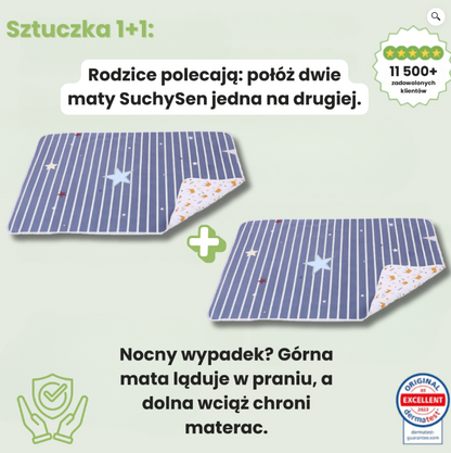 SuchySen – Ochraniacz na Materac dla Dzieci